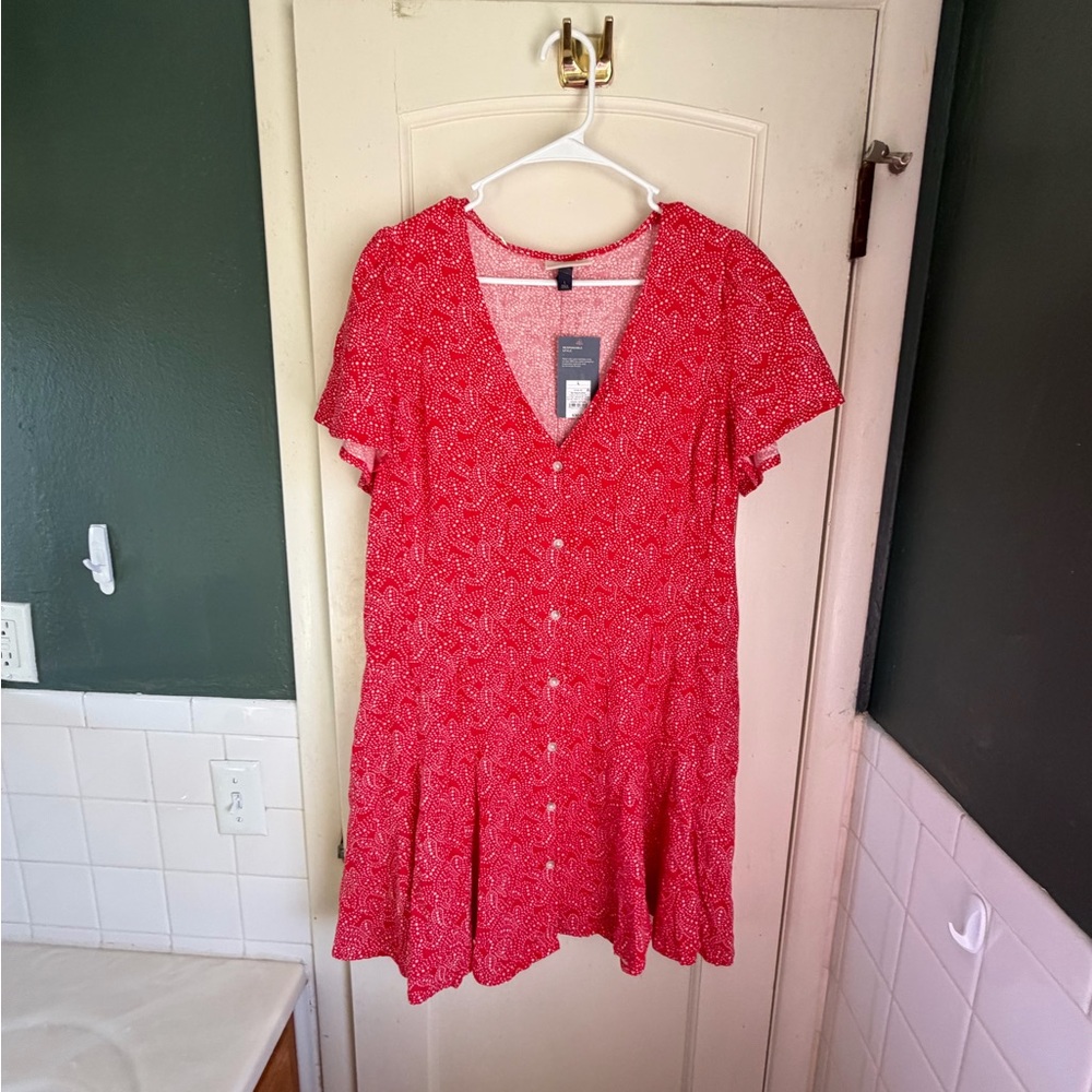 Universal Thread Red Mini Dress - Picture 3 of 4